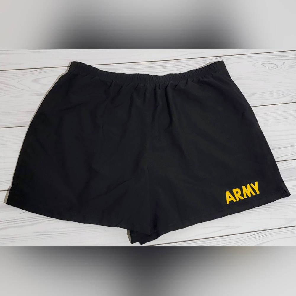 ARMY Black & Yellow Mens Shorts Sz XL
